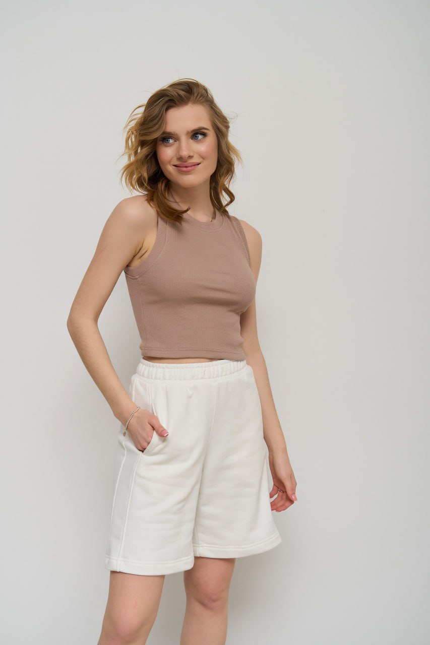 Майка в рубчик